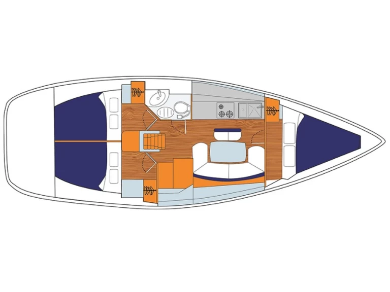 Hire Sailboat with or without skipper Jeanneau Dubrovnik
