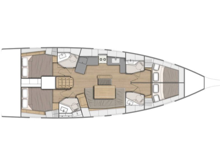 Sailboat hire in Gouvia - Bénéteau Oceanis 46