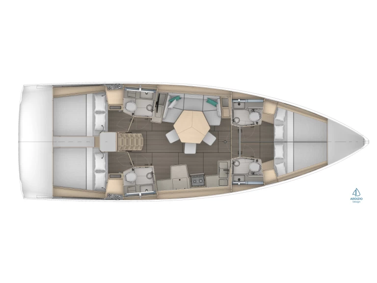Hire Sailboat with or without skipper Dufour Piraeus