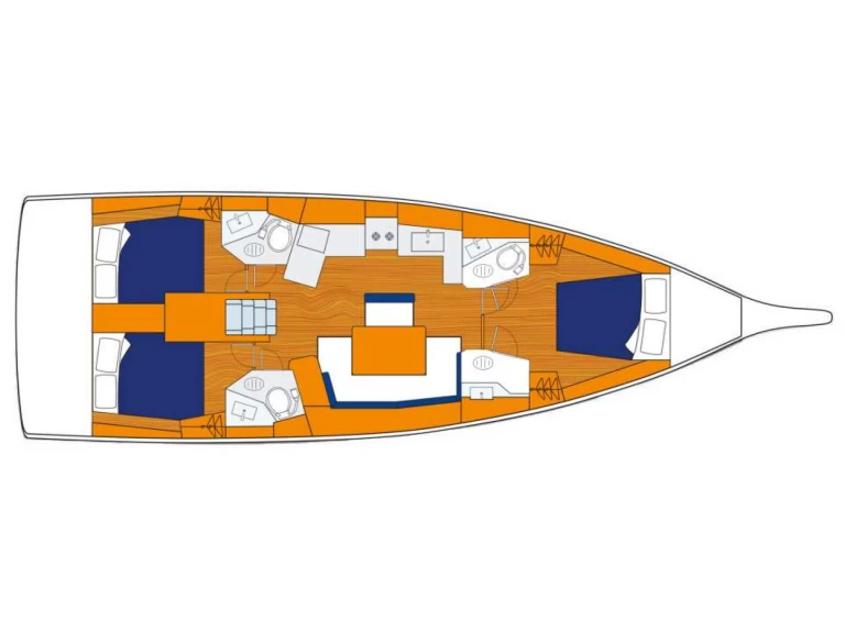 Hire Sailboat Bénéteau with a boat licence