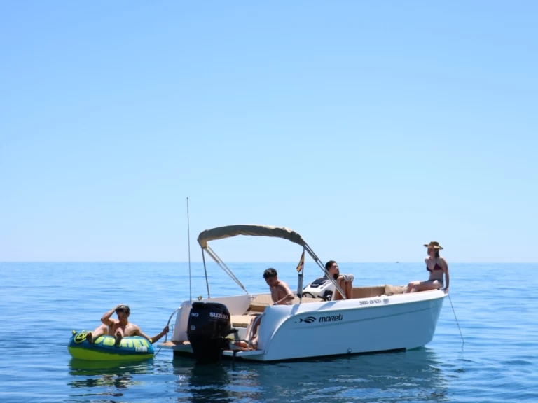 Darekco Mareti 585 charter bareboat or skippered in  Mataró