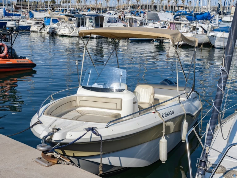 Rio Rio 550 Fish charter bareboat or skippered in  Badalona