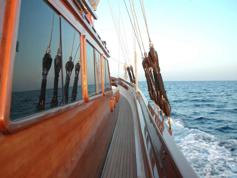 Yacht hire Alimos cheap Custom Motor Sailer 124'