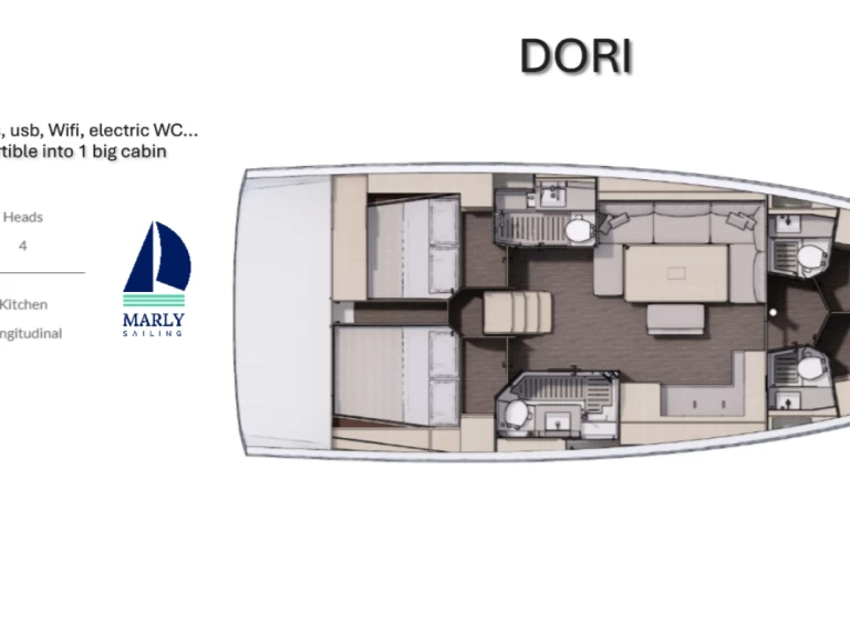 Yacht charter Furnari - Dufour Dufour 470 on SamBoat