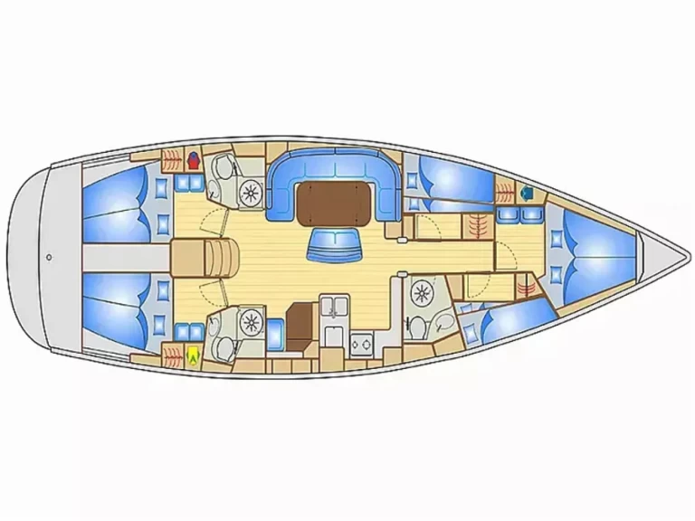 Yacht hire Lefkáda cheap Bavaria 50