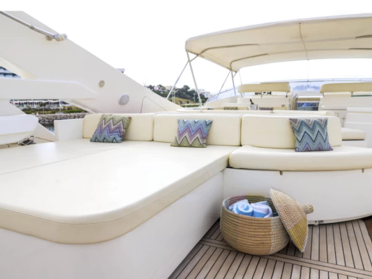 Ferretti 112 charter bareboat or skippered in  Ibiza Town