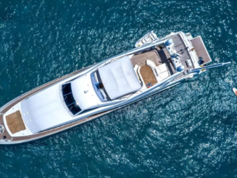 Hire a Ferretti 112 Ibiza Town