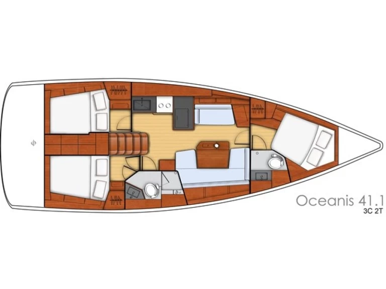 Hire Sailboat Bénéteau with a boat licence