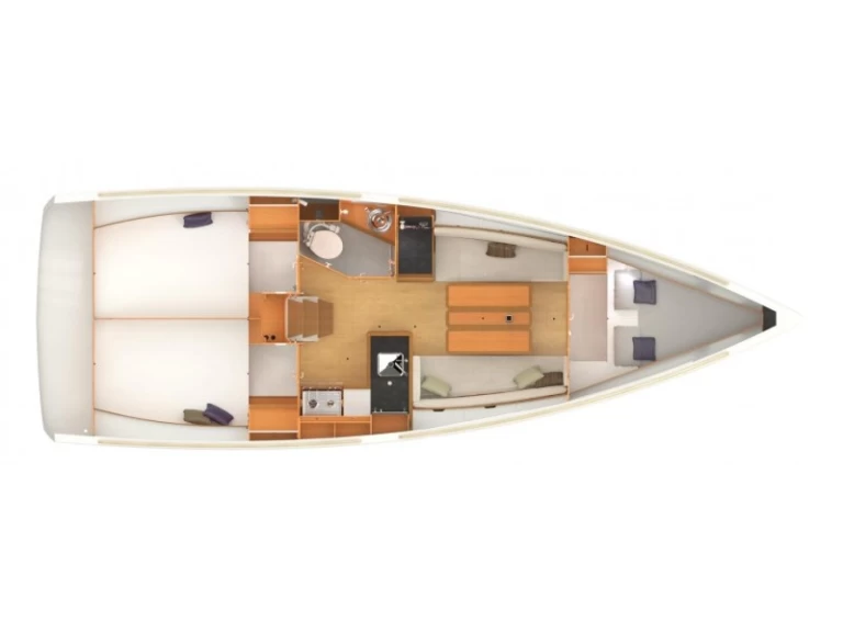 Sailboat hire in Sukošan - Jeanneau Sun Odyssey 349