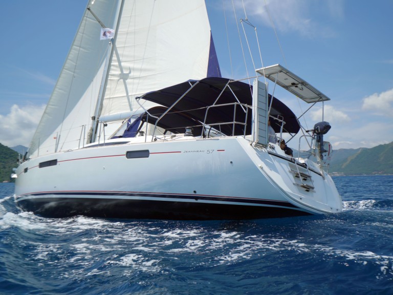 Jeanneau Jeanneau 57 charter bareboat or skippered in  Marmaris