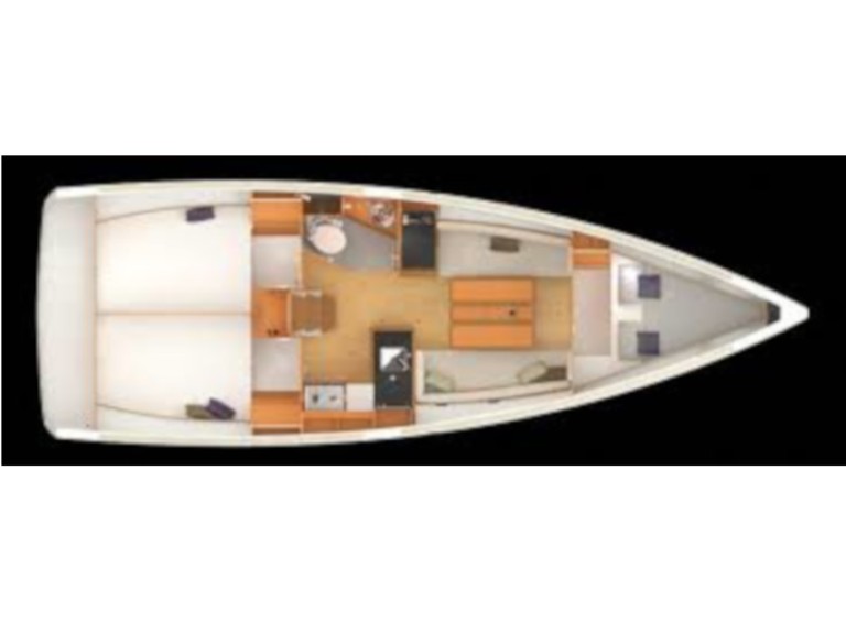 Jeanneau Sun Odyssey 349 charter bareboat or skippered in  Drage