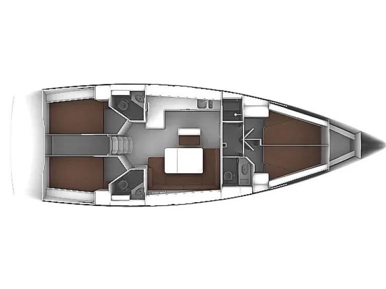 Bavaria Cruiser 46 charter bareboat or skippered in  Sukošan