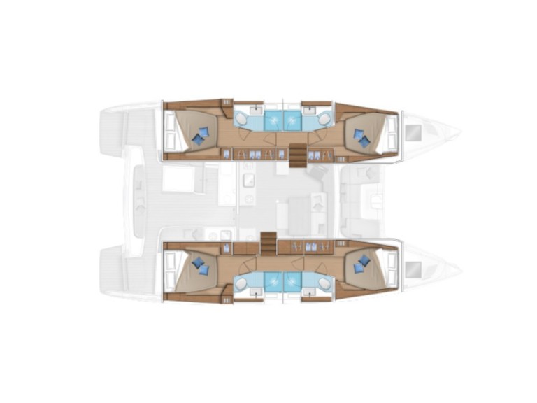 Yacht charter Porto Cheli - Lagoon Lagoon 46 on SamBoat