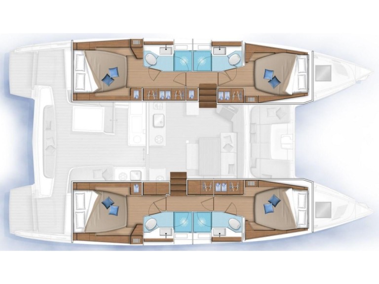 Yacht hire Lávrio cheap Lagoon 46