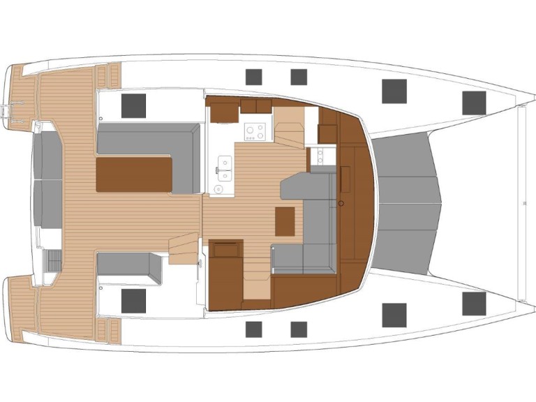 Fountaine Pajot Isla 40 charter bareboat or skippered in  Palma de Mallorca