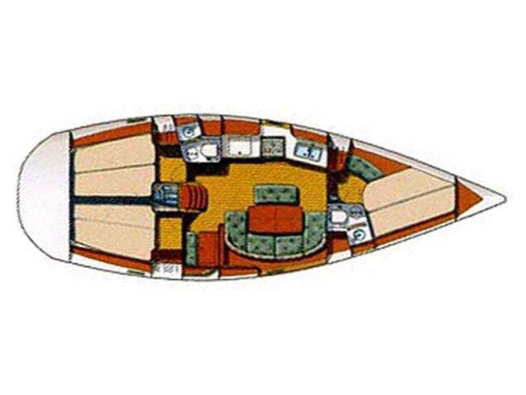 Hire Sailboat Bénéteau with a boat licence