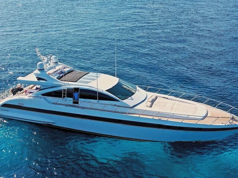 Luxury Yacht hire in Órmos Bay -  Mangusta 72