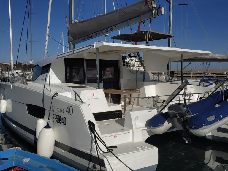 Catamaran hire in Procida - Fountaine Pajot Lucia 40