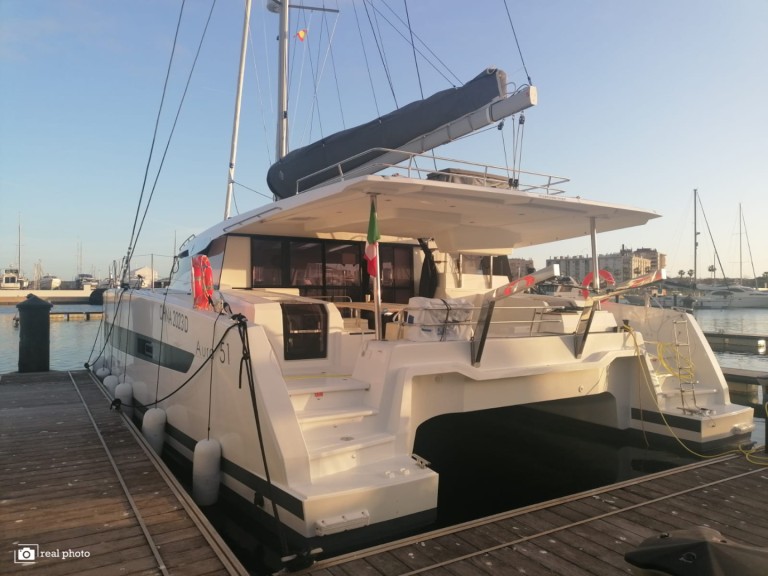 Catamaran hire in Cannigione - Fountaine Pajot Aura 51
