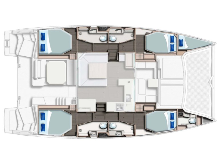 Hire Catamaran with or without skipper Leopard Eden Island