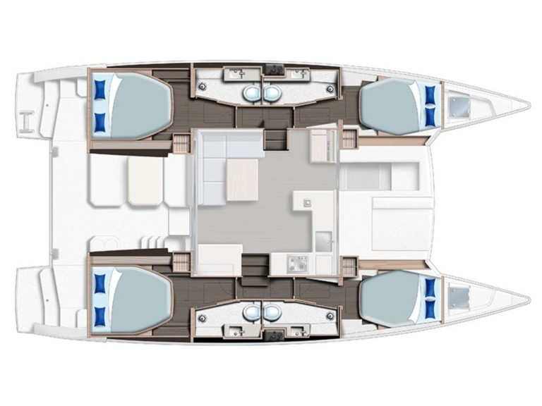 Hire Catamaran  with a boat licence