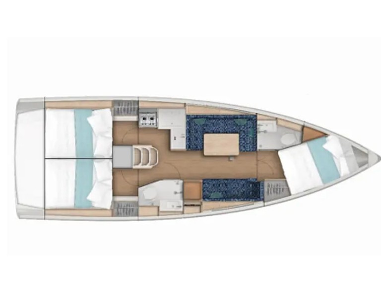 Sailboat hire in Lefkáda - Jeanneau Sun Odyssey 389