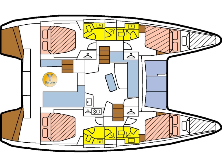 Hire Catamaran with or without skipper Lagoon Le Marin