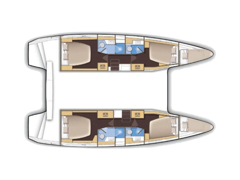 Hire Catamaran with or without skipper Lagoon Préveza