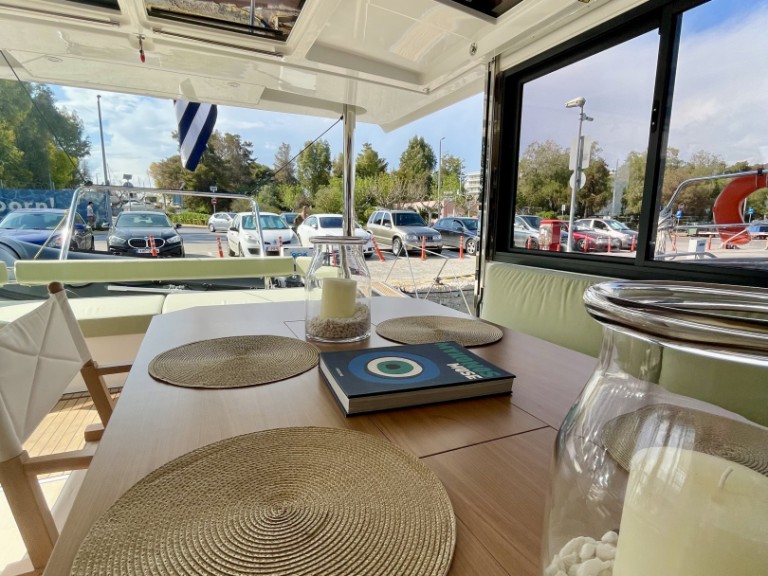 Catamaran to hire Alimos at the best price