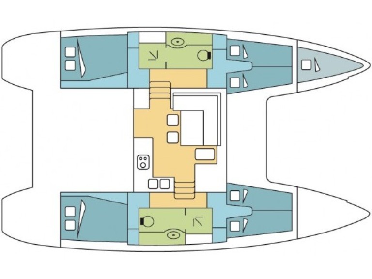 Hire Catamaran Lagoon with a boat licence