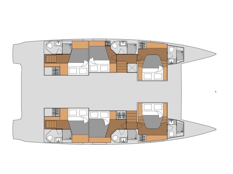 Catamaran hire in Hyères - Fountaine Pajot Aura 51