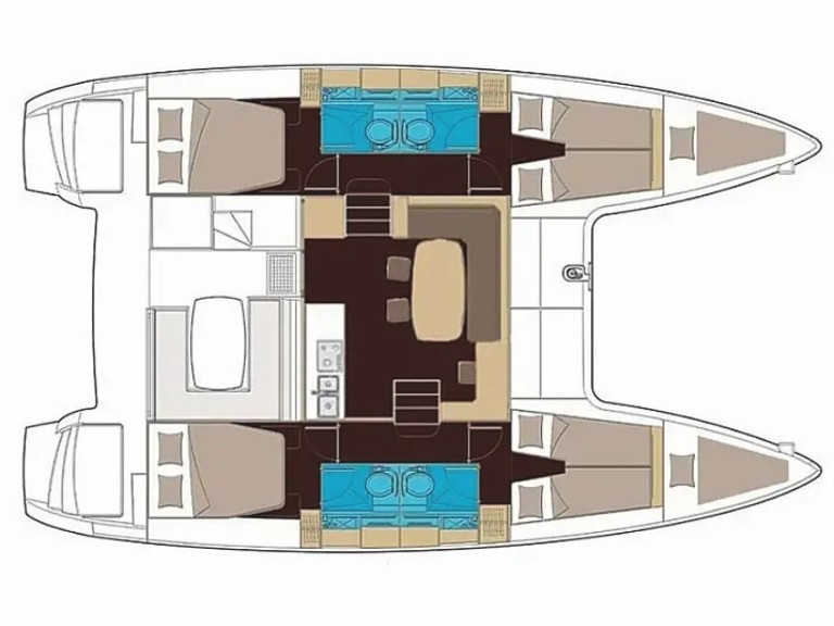 Charter a Lagoon Lagoon 400 S2 in Punta Ala on Samboat