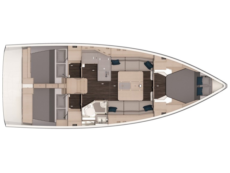 Dufour Dufour 37 charter bareboat or skippered in  Castellammare di Stabia