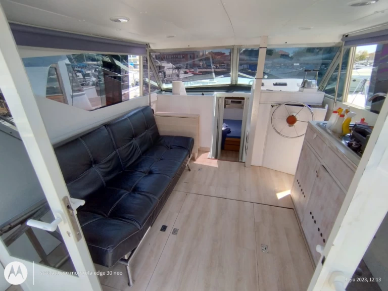 Chris Craft Corvette 37 charter bareboat or skippered in  Porto Vallugola