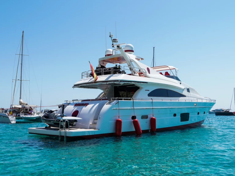GEMINIS Astondoa 82 charter bareboat or skippered in  Ibiza Town
