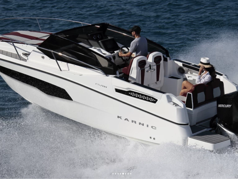 Karnic CS 700 HT charter bareboat or skippered in  Sant Antoni de Portmany