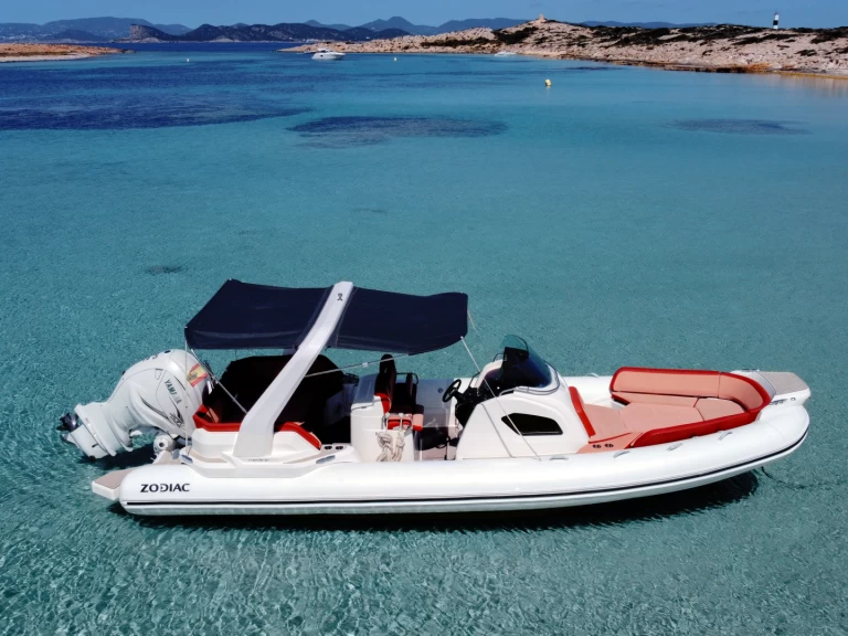 Hire RIB with or without skipper Zodiac Marina Ibiza