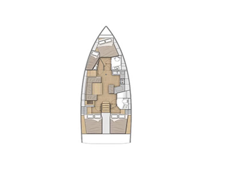 Sailboat hire in Lefkáda - Bénéteau Oceanis 40.1