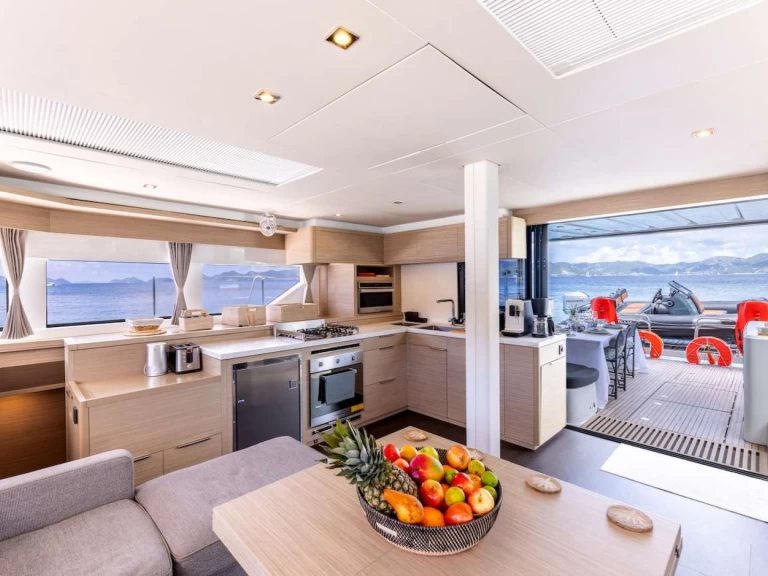 Lagoon VALINOR (Mediterranean) charter bareboat or skippered in  Néa Péramos