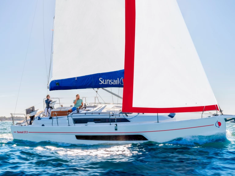Dufour Sunsail 37.3 charter bareboat or skippered in  Lefkáda