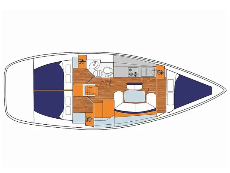 Hire Sailboat with or without skipper Jeanneau Lefkáda