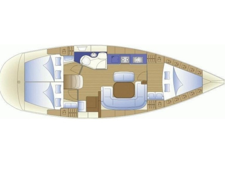 Sailboat to hire Nikiána at the best price