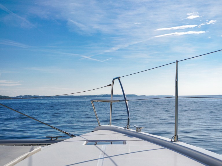 Leopard Leopard 50 charter bareboat or skippered in  Seget Donji