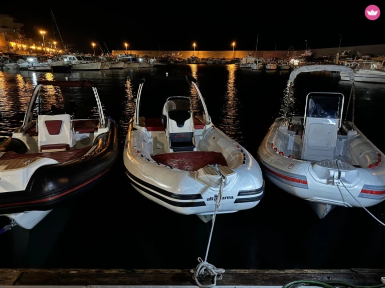 Almarine MaxiRib 5.85 charter bareboat or skippered in  Palermo