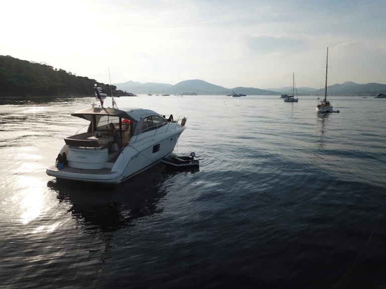 Prestige Prestige 390 S charter bareboat or skippered in  Juan-les-Pins