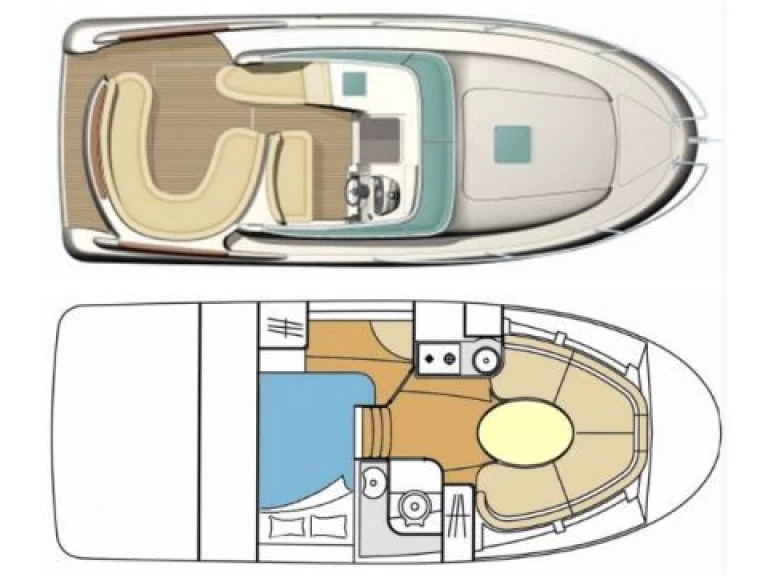 Motorboat hire in Mandelieu-la-Napoule - Jeanneau Leader 805