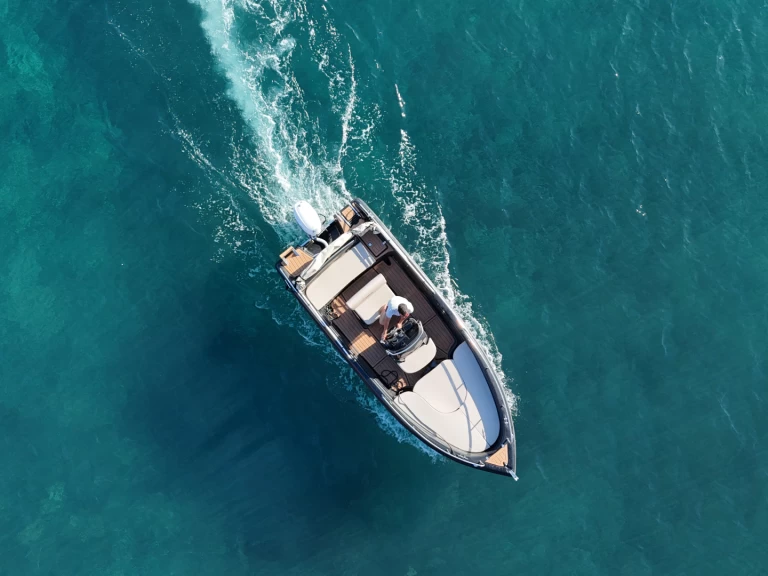 Poseidon Black Edition charter bareboat or skippered in  Fira