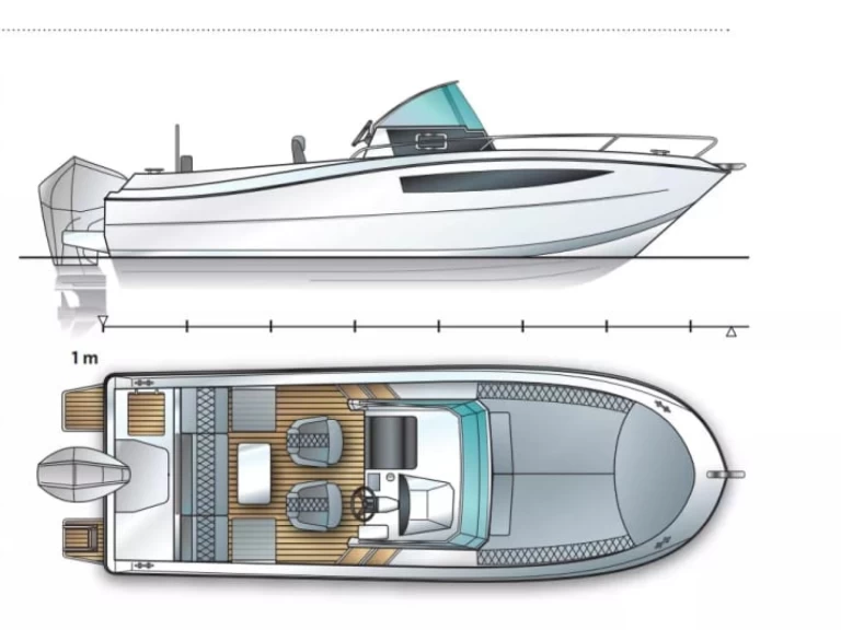 Yacht hire Opatija cheap Atlantic Marine Sun Cruiser 730