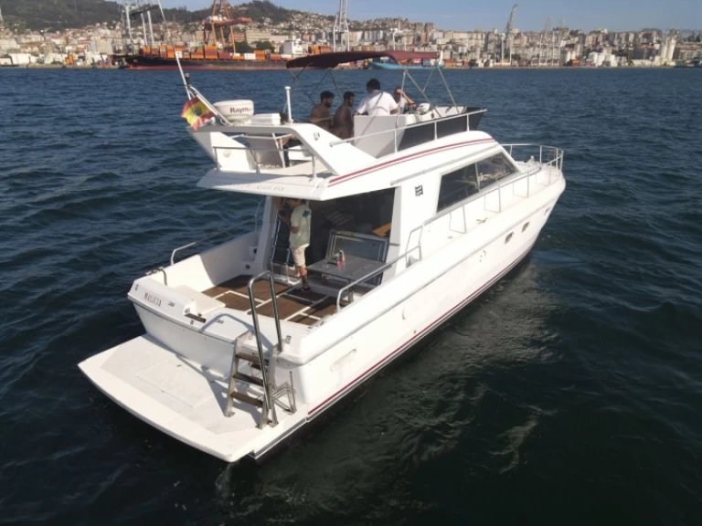 Ferretti Ferretti 39 charter bareboat or skippered in  Vigo