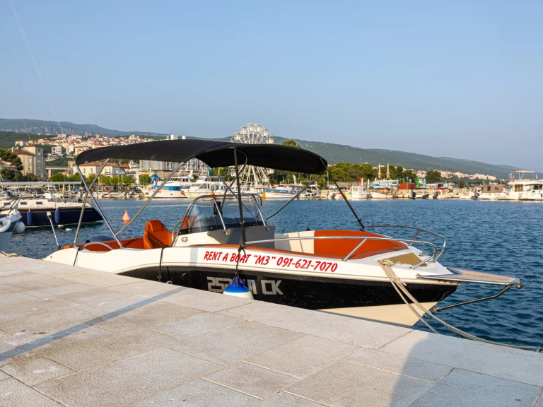 Okiboats Barracuda 545 Open charter bareboat or skippered in  Crikvenica
